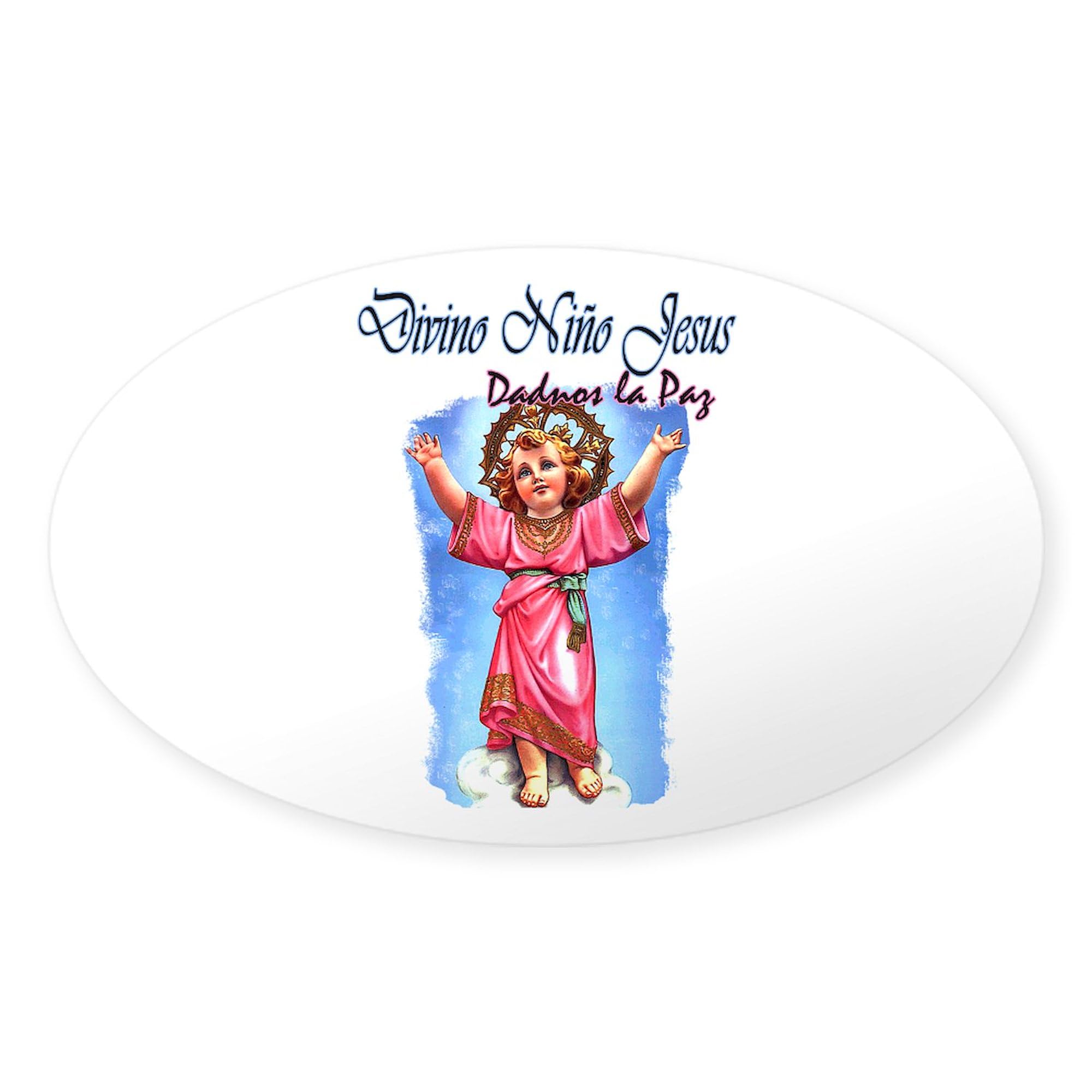 Amazon.com: CafePress El Divino Niño Oval Sticker Oval Bumper